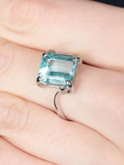 Bague Aigue-marine