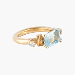 Bague Aigue-marine