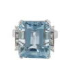 Bague Aigue-Marine Diamants