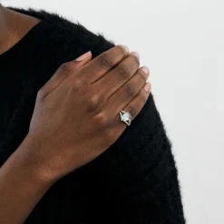 Bague Aigue-Marine Diamants