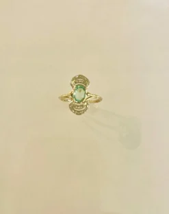 Bague Aigue-Marine Diamants