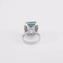 Bague Aigue-Marine Diamants