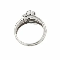 Bague aigue-marine diamants