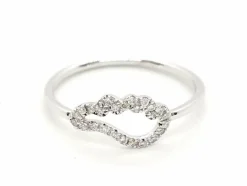 Bague Aile d'ange Or blanc Diamant