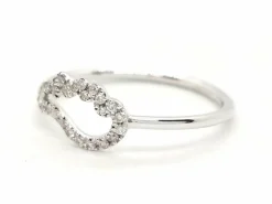 Bague Aile d'ange Or blanc Diamant