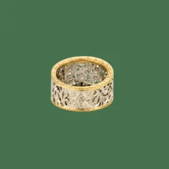 BAGUE AJOURÉE DEUX ORS