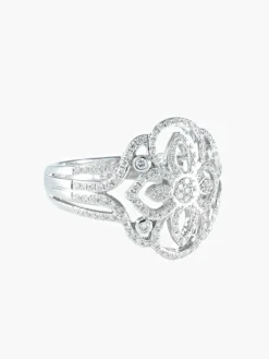 Bague Ajourée Diamants