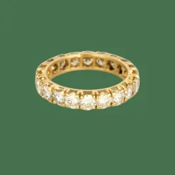BAGUE ALLIANCE AMERICAINE OR JAUNE