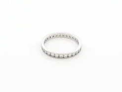 bague alliance americaine t 54 34 diamants 1.1ct or blanc 18k en