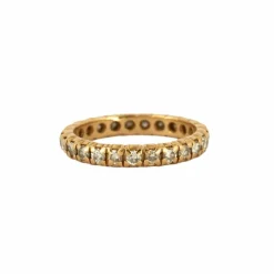 BAGUE ALLIANCE AMERICAINE DIAMANTS