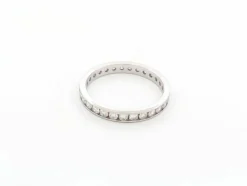 bague alliance americaine t 54 34 diamants 1.1ct or blanc 18k en