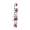 Bague alliance américaine or blanc diamants et rubis