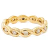 Bague Alliance américaine Or jaune Diamant