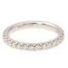 Bague Alliance américaine Or blanc Diamant