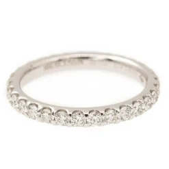 Bague Alliance américaine Or blanc Diamant