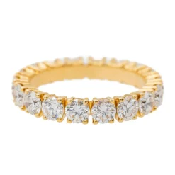 Bague Alliance américaine Or jaune Diamant