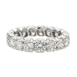 Bague Alliance américaine Or blanc Diamant