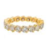 Bague Alliance américaine Or jaune Diamant