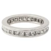 Bague Alliance américaine or blanc Diamant