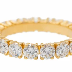 Bague Alliance américaine Or jaune Diamant