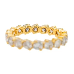 Bague Alliance américaine Or jaune Diamant