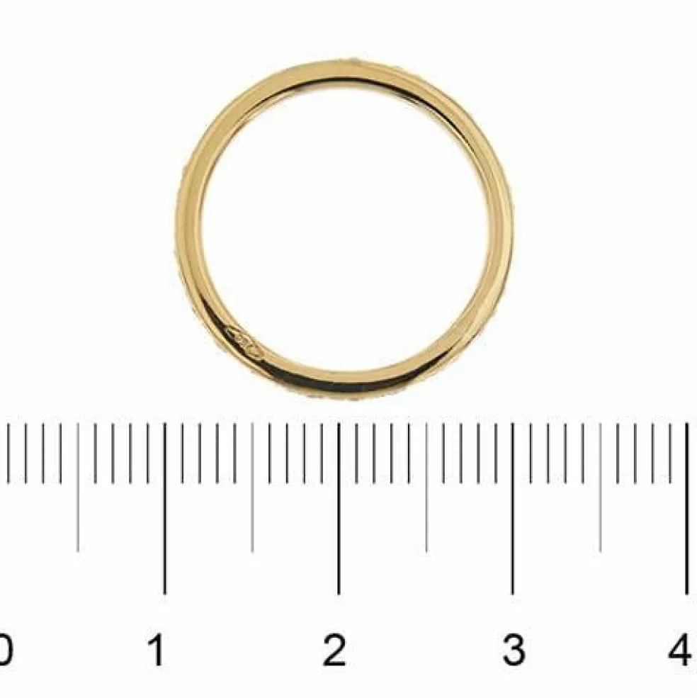 Bague alliance américaine or jaune diamants