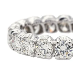 Bague Alliance américaine Or blanc Diamant