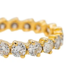 Bague Alliance américaine Or jaune Diamant