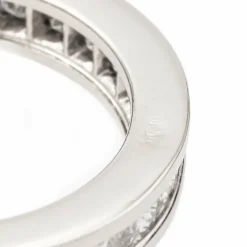Bague Alliance américaine or blanc Diamant