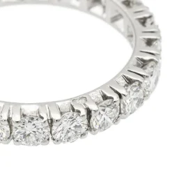 Bague Alliance américaine Or blanc Diamant