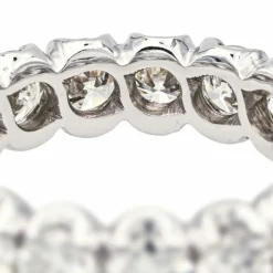 Bague Alliance américaine Or blanc Diamant