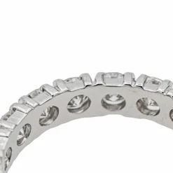 Bague Alliance américaine Platine Diamant