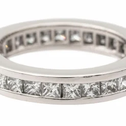 Bague Alliance américaine or blanc Diamant