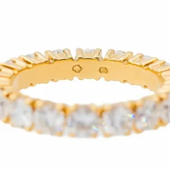 Bague Alliance américaine Or jaune Diamant