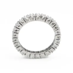 Bague Alliance américaine Or blanc Diamant