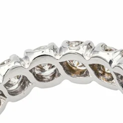 Bague Alliance américaine Or blanc Diamant