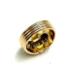 Bague Alliance Diamants Art Déco