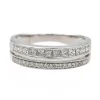 Bague Alliance Or blanc Diamant