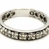 Bague Alliance Or blanc Diamant
