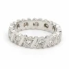 Bague Alliance Or blanc Diamant