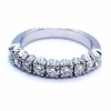 Bague Alliance Or blanc Diamant