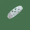 Bague Alliance or blanc diamants