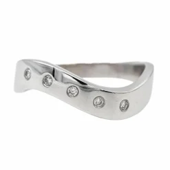 Bague Alliance Or blanc Diamant
