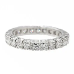Bague Alliance Or blanc Diamant