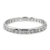 Bague Alliance Or blanc Diamant