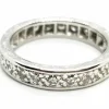 Bague Alliance Or blanc Diamant