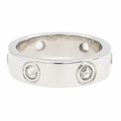 Bague Alliance Or blanc Diamant
