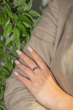 Bague Alliance Or blanc Diamant