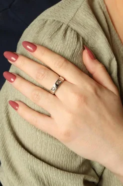 Bague Alliance Or blanc Diamant