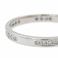 Bague Alliance Or blanc Diamant
